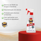 Anti-Mofo Elimine Fungos e Odores com Eficiência (Luva+Pano)